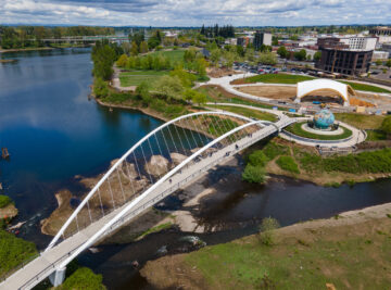 The Peter Courtney Minto Island Bridge